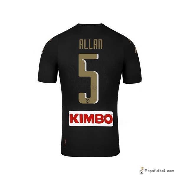 Camiseta Napoli Replica Tercera Ropa Allan 2016/17 Negro